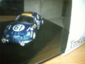 trofeu 1/43 alpine RENAULT Renault A110 NO61 24h Le Mans 1968