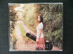 CDシングル12㎝　　YUI　　I remember you 　