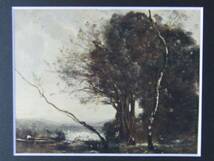 The Bent Tree/J.B.C.Corot　超希少、100年前の画集より_画像3