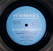 SYMPHONICA ウィン・モリス マーラー 交響曲第5番 2LP 稀少 / Wyn Morris(Cond) Mahler: Symphony No.5 RARE 2LP_画像3