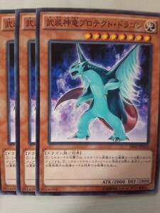 遊戯王 武装神竜プロテクト・ドラゴン 三枚 数量9