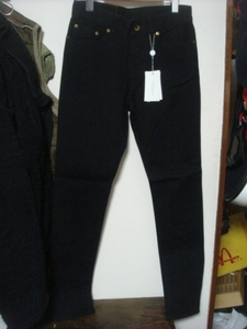 1508 новый товар United Bamboo United bamboo обтягивающий BLACK джинсы брюки стрейч 