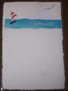  голубь .. открытка лето * яхта порез . приклеивание 2* уголок имеется лист документ письмо в картинках открытка жара средний видеть Mai .