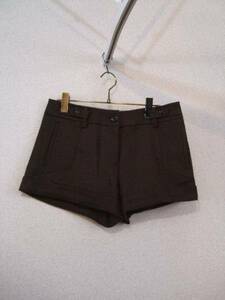 WR khaki wool short pants (USED)120114)