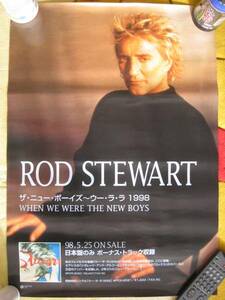 rod stewart when we were the new boys poster