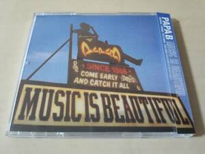 PAPA B CD「MUSIC IS BEAUTIFUL」レゲエ●