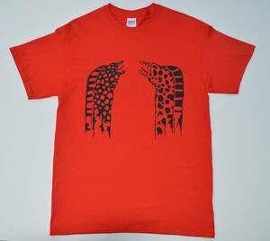 ウツボTシャツ、魚Tシャツ、赤、送料無料、半袖Tシャツ、釣り