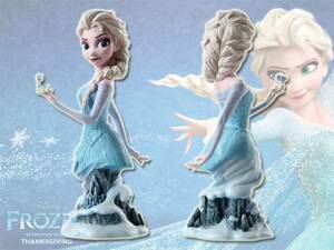  hole . snow. woman ./ Grand je Star Mini bust / figure / L sa/ Disney /FROZEN/ hole snow / movie /enesko/ start chu-