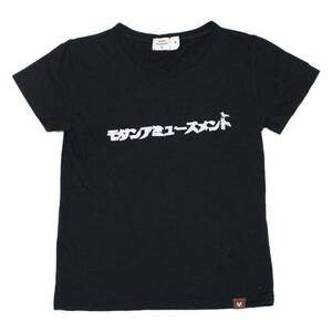 Modern Amusement モダンアミューズメント 「M」 レトロ フォントロゴ Tシャツ ★081672