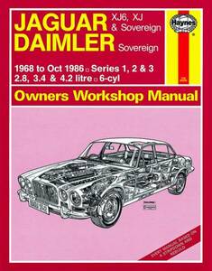 Jaguar( Jaguar ) XJ series 1968-1986 year English version maintenance manual 