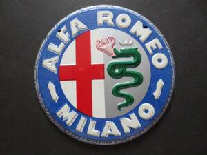 1950 period made Alpha Romeo grill badge * Italy car *ALFAROMEO* Giulia * Giulietta *MITO*C4* Alf . start 