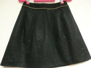  как новый * ef-de ef-de*linen чёрный юбка * размер 9*.. пачка 205 иен отправка 