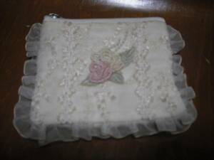  pocket tissue cover : beige . floral print pattern pattern fastener 