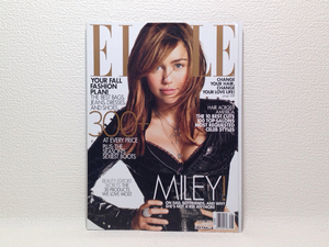 洋雑誌 ELLE US No.288 8.2009 Miley Cyrus 送料180円/e1