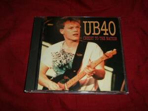 CD【UB40】Credit To The Nation●レゲエ●即決