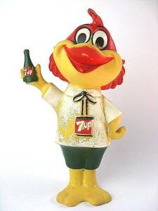 超レア！1959年製 1950’ｓ 7UP フレッシュアップフレディ ビンテージ ソフビ 所ジョージ 世田谷ベース ウォルトディズニー デザイン