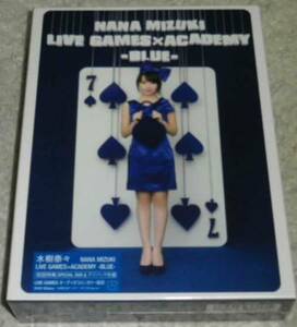 水樹奈々 NANA MIZUKI LIVE GAMES×ACADEMY -BLUE- 初回限定版