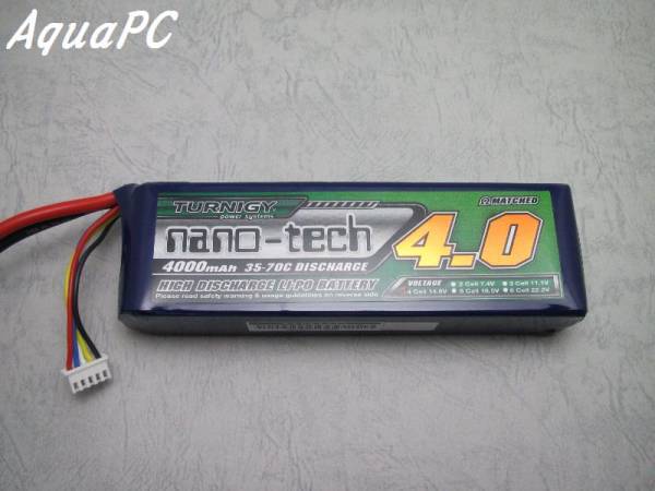 AquaPC★送料無料 Turnigy nano-tech 4000mah 4S 35-70C Lipo Pack★