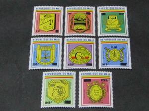 N24 Mali stamp 1984 year SC#O31-38 city . chapter 8 kind .