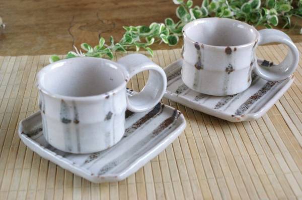 処分価格　美濃焼 鼠志野茶碗 清山窯　河合竹彦 処分価格 美濃焼 鼠志野茶碗 清山窯 河合竹彦