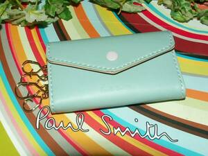 *400* new goods genuine article Paul Smith Raver leather key case 