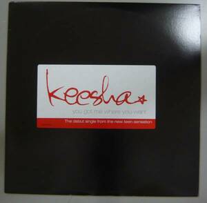 『12”』KEESHA/YOU GOT ME WHERE YOU WANT/5枚以上で送料無料/D