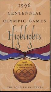  Olympic 1996 CENTENNIAL OLYMPIC GAMES Equestrian