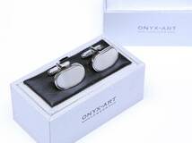 ★カフスボタン ONYX ART LONDON CK230 BRUSH FINISH_画像3