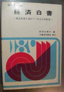 昭和５３年度　経済白書　経済企画庁