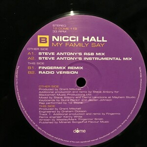 Nicci Hall / My Family Say