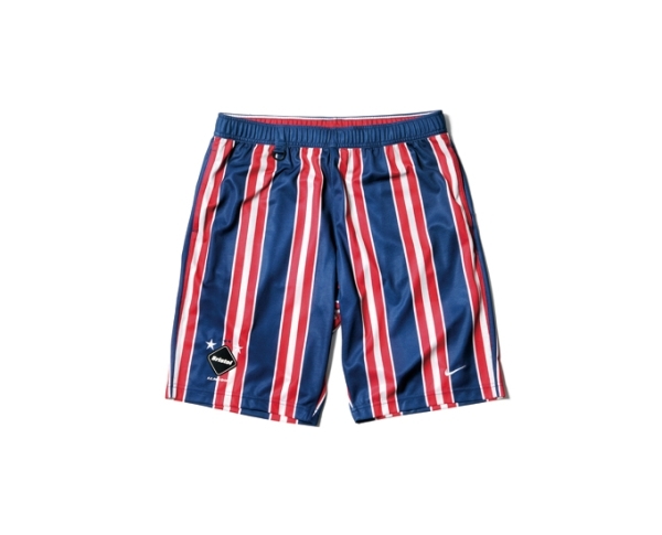 送料無料 新品　F.C.R.B. DRI-FIT GAME SHORTS　FCRB　ストライプ NIKE　