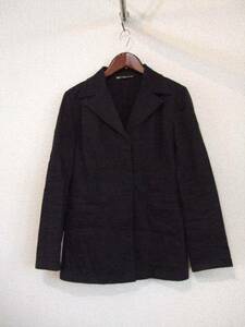 DGRACE black navy blue .. button jacket USED)51713