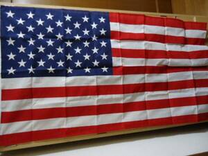 即決　ＵＳＡ　星条旗　アメリカ旗　フラッグ　旗　布　83×154　米国製　新品