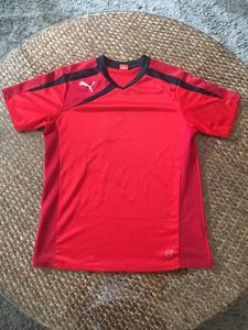 Продажа ★ P264 PUMA Training Wear Износь с коротким рукавом L Red