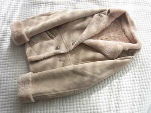  prompt decision /8/Aquscutum Aquascutum top class real mouton coat 9 size /8