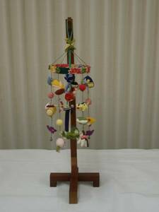 ☆五月人形　華やぎの端午の吊るし飾り 台付(小)　伝統工芸品　岩槻人形共同組合