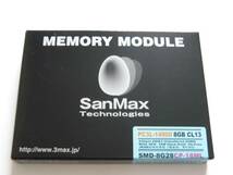 ★新品★SanMax★PC3L-14900／DDR3L-1866（1.35V）、8GBX1枚_画像1