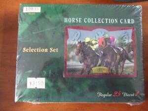  horse racing [ hose collection card ]* set new goods 