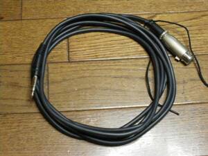 Hosa XLRメス⇔3Sフォン　約3m 中古 No.930