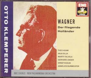 ワーグナー さまよえるオランダ人 3CD クレンペラー【西独盤】 