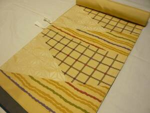 新品・未仕立て★京都西陣・長谷川織物製なごや帯★切貼め柄です