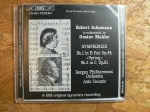 輸入盤CD シューマン 交響曲第1&2番/アルド・チェッカート
