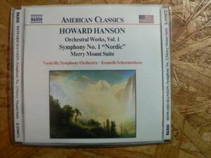 輸入盤CD ハンソン 交響曲第1番/ケネス・シャーマーホーン