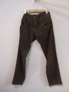 OLIVEdesOLIVE khaki piling put on manner corduroy pants (USED)81313