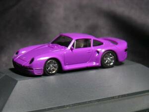 1/87: Porsche :959 purple paper box not equipped * wheel exchangeable another case 