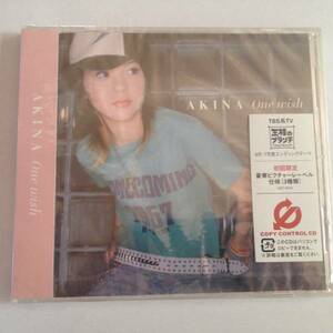 新品未開封CD AKINA(Folder5)/One wish初回限定ピクチャー盤