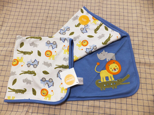  free shipping * new goods * Gymboree * lion * reversible blanket * blue *GYMBOREE