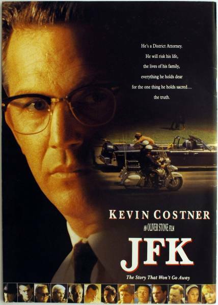 JFK 映画 パンフレット ケネディ暗殺 　ケヴィン・コスナー