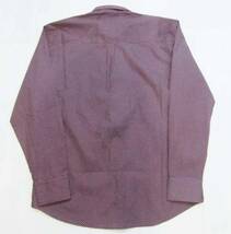 AP22)KNOCKOUT JEANS総柄デザインシャツ長袖(1871)えんじ/２XL/３XL/USサイズ/大きいサイズ_画像3