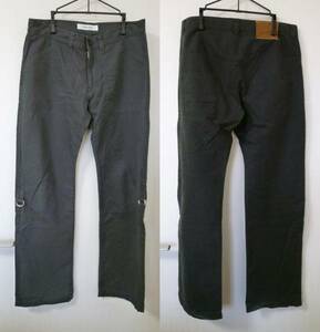 SUPER HAKKA/ Super Hakka ^ black hem 2WAY simple chino pants M/44